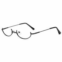 Female Male Oval Glasses Frame Half Frames Glasses Frame Photography Decoration Spectacle Frames juoda