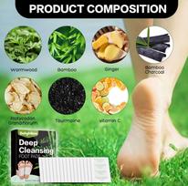 Vibraze Foot Pads for Feet | Overnight Foot Care Pads | Comfortable & Easy to Use | Daily Wellness & Relaxation Support (10 patch) green