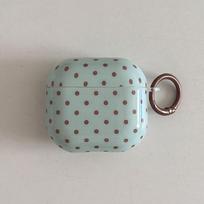 Mint Green Earphone Case For AirPods 4 Brown Polka Dots Cute Protection Cover For AirPods Pro 3 2 1 Shockproof Dustproof Cases For AirPods 3 gray
