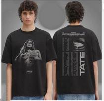 Tate McRae Merch Event Miss Possessive World Tour 2026 2Sided Unisex shirt Cotton Oversize Large Size S gray