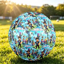 Size 5 Football Roblox Pattern, Wear‑Resistant Soccer Ball for Match Training Daily Sports Play Size 5 white