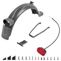 Xiaomi Pro 2 M365 3 Scooter Rear Fender Set with Taillight & Dust Plug Accessories gray