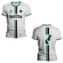 2026 Vasaros Naujas Pakistano Džersis Vyriški Sportiniai Marškinėliai Pakistano Vėliava Gatvės Per dydį Viršutiniai Drabužiai Unisex Laisvalaikio Grafiniai Marškinėliai XXS gray