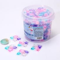 Five-in-One Laundry Pods: Long-Lasting Fragrance, Stain Removal, Softening, Color Protection, Deep Cleaning Beads.