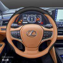 2026 Nappa odos automobilio vairo apdangalas Lexus Is Es Es300h Rx Lbx Es350h Rx350 Rx500h Nx350h Nx450h Lx600 Priedai O Shaped Style 1
