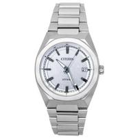 Citizen Attesa ACT Line Super Titanium Silver Dial Eco-Drive CB3040-56H 100M Men's Watch sidabras