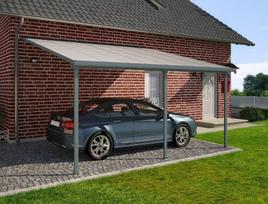 Aliumininė stoginė automobiliui  Feria Palram - Canopia 3 x 4,25 m pilka