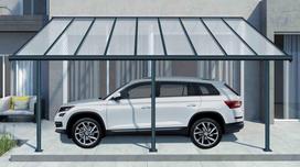 Aliumininė stoginė automobiliui Sierra Palram - Canopia  3 x 6,1 m pilka