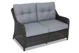 Dvivietė ratano lauko sofa Toledo antracito spalvos Garden Point