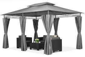 Lauko paviljonas Ibiza 3x4m antracito spalvos Garden Point