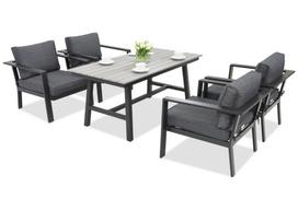 Aliuminio lauko baldai Sydney Premium 4 Garden Point antracito spalvos