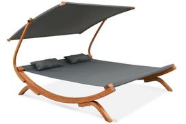 Dvivietė Garden Point lauko sofa Fiji pilkos spalvos
