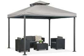 Pilkas lauko paviljonas Valencia 3x3 m Garden Point