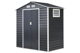 Antracitas spalvos Store Boss metalinis įrankių namelis Malmo 2,1 x 1,3 m