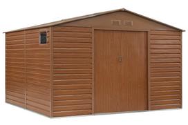 Rudos spalvos Store Boss metalinis įrankių namelis Malmo 3,4 x 3,2 m