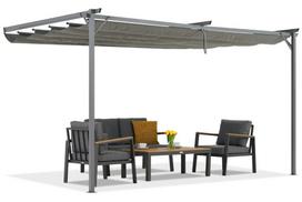 Antracito spalvos terasos stoginė Santana 3x4 Garden Point