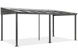 Aliumininė terasos stoginė 3 x 5 m Tarragona Garden Point antracito