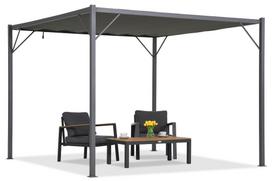 Antracito spalvos terasos pergola Malaga 3x3 m Garden Point
