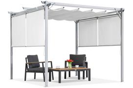 Balta terasos pergola su roletais La Palma 3x3 Garden Point