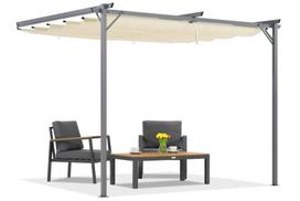 Kreminė terasos stoginė Santana 4x4 m Garden Point