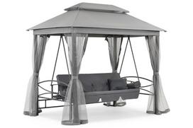 Metalinės sodo sūpynės Nice Premium Garden Point pilkos