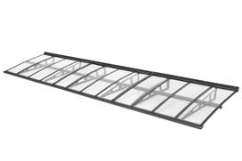 Stogelis virš durų Kassel 100 x 450 cm CoverTech antracito spalvos