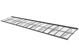 Stogelis virš durų Kassel 100 x 600 cm CoverTech antracito spalvos