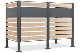 Šiukšlių konteinerių stoginė 2 konteineriams po 120 l arba 240 l Breda CoverTech