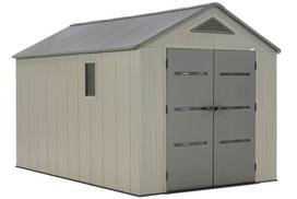 Plastikinis sodo įrankių sandėliukas Boston 2,5 x 3,78 m CoverTech pilkas