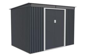 Metalinis sodo sandėliukas Trosa 2,6 x 1,8 m Store Boss antracito spalvos
