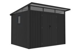 Metalinis sodo sandėliukas Odda 2,9 x 2,5 m CoverTech antracito spalvos