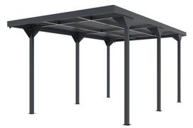 Metalinė stoginė automobiliui Aspen 2,84 x 5,46 m CoverTech antracito