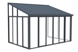 Aliuminė veranda Magnolia 3 x 4,3 m CoverTech antracito spalvos