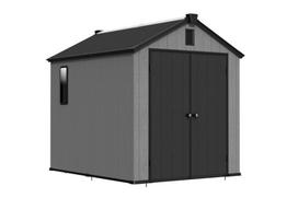 Plastikinis sodo namelis įrankiams Mandal 1,9 x 2,4 m CoverTech antracito spalvos