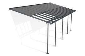 Aliumininė stoginė terasai Sierra Cabrio Palram - Canopia 3 x 8,5 m antracito spalvos Heat Block