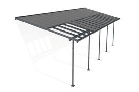 Aliumininė terasos stoginė Sierra Cabrio Palram - Canopia 3 x 9,71 m antracito spalvos Heat Block