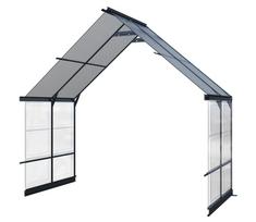 Prailginimas sodo šiltnamiui Aurora 2,4 x 1,2 m CoverTech juodas