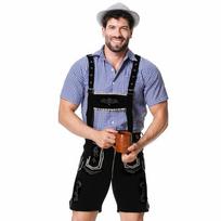 Vokiškas Oktoberfest Bavariškas Vyriškas Alaus Kostiumas Cosplay L gray