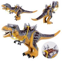 Juros periodo Dinzaurai Statybiniai Blokeliai Brachiosaurus PASIDARYK pats Didelis Dydis Tyrannosaurus Veiksmo Figūrėlės Modeliai Vaikų Žaislai Gyvūnai Dovanos