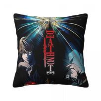 Death Note Shinigami Square Pillow Cases Anime Lawliet Light Yagami Cushion Cover  Throw Pillow Case Cover for Living Room 18 30cm x 30cm gray