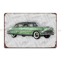 1953 Hudson Hornet Ritter Artworks Metal Sign Create Cinema Vintage Cinema Designs Tin Sign Poster 20x30cm gray