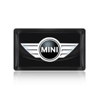 NXY1   For BMW 3D Epoxy Car Interior Stickers Decals Decorative Car Styling Accessorie For BMW M E46 E90 F20 E39 E91 E87 E60 E93 F10 X3 10pcs black