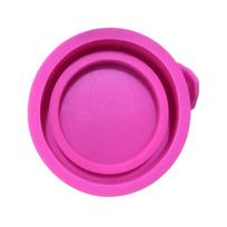 Silicone Sealing for Glass Jars and Bottles - Airtight Food Covers for and Sauces One Size rožinė