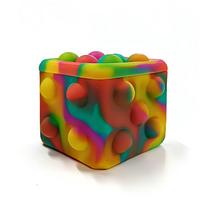 Schylling Nice Cube Sensory Fidget Cube Soft Squeeze Toy Stress Relief Anxiety Calming Tool For Adhd Focus Office Desk Gadget