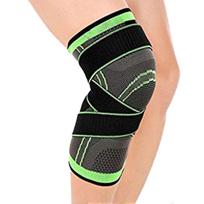 Sports Compression Knee Pad Knee Compression Sleeve for Women Men Grey Green M 35‑40CM beige