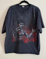 Vintage 90 Bruce Lee Kung Fu T-Shirt XL Unisex T-Shirt XXL gray