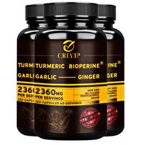 Grevip 4-in-1 Curcumin Complex Capsules – Supports Immune Health 120*3