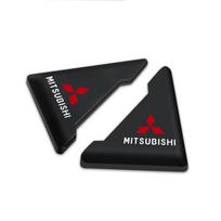 2/4 vnt. Automobilio durų kampų apsauginis dangtelis nuo įbrėžimų, skirtas Mitsubishi Asx Lancer 10 Outlander 3 l200 Xpander Pajero 4 Montero Evo black