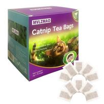 Catnip Tea Bag Soaking Water Replacement Pouch Cat Grass Teabag Toy Pet Multipurpose Cat Treats Vitamins Indoor Catnip black
