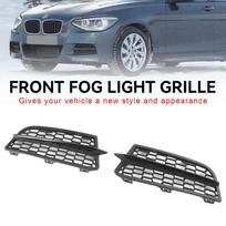 2 vnt. Priekinio buferio rūko žibinto dangtelis Rėmelis Grotelės Tinka BMW F20 F21 2011-2015 M gray